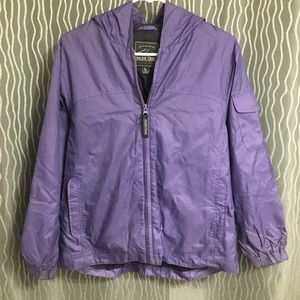 Purple Raincoat Girl Size L (14)